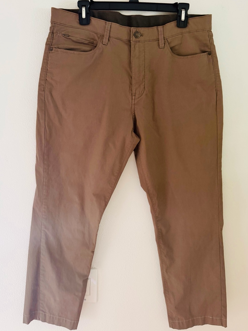 English Laundry Men’s Classic Brown/Khaki Straight-Leg Pants Size 34x32
